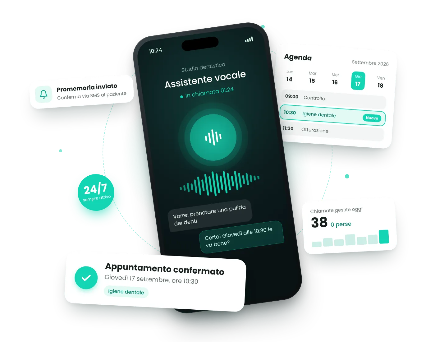 Agenti AI per studi dentistici - Mensnova